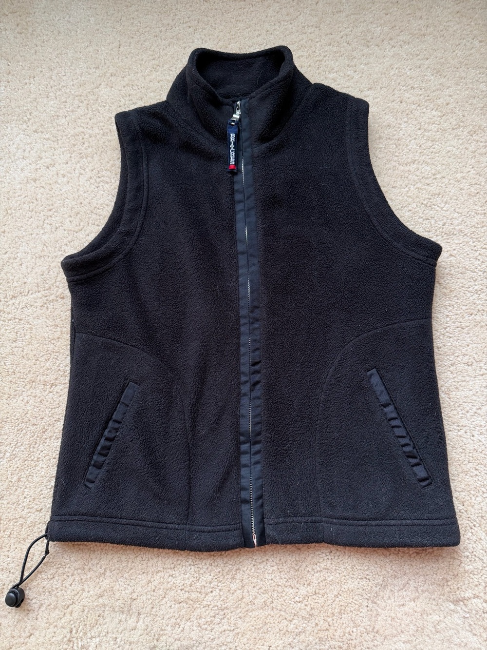 BRITCHES For Women Black Fleece Altimeter Vest - Size S - GUC - 100% Polyester